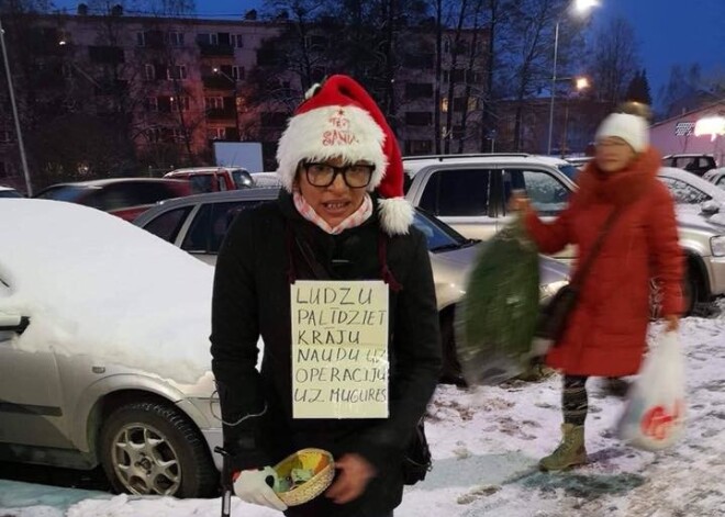 Video sižetā pieķer viltus invalīdus no ārzemēm, kuri Latvijā diedelē naudu