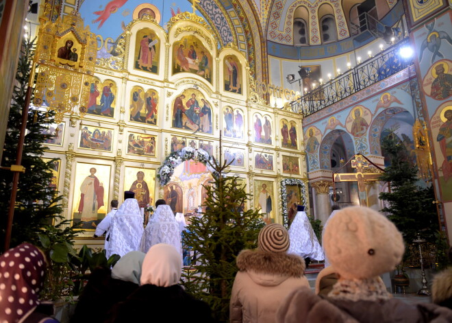 Pareizticīgie un vecticībnieki svin Ziemassvētkus