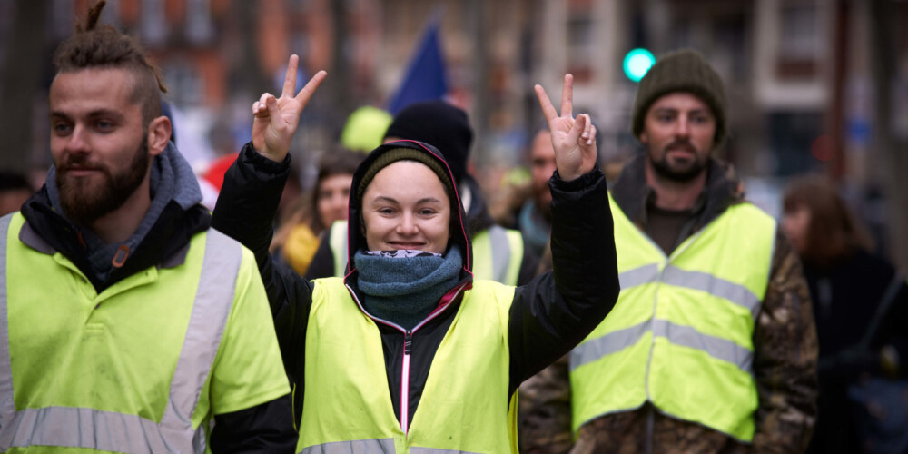 Itālijas populistu līderi pauž atbalstu Francijas "dzelteno vestu" kustībai