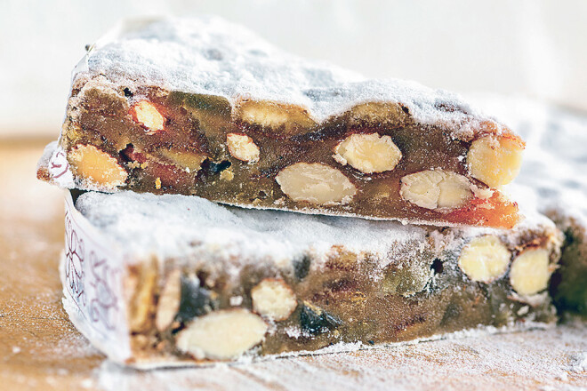 Tradicionālais saldums - panforte.