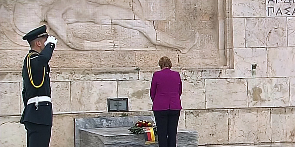 Merkele: "Vācija atzīst atbildību par nacistu noziegumiem Grieķijā"