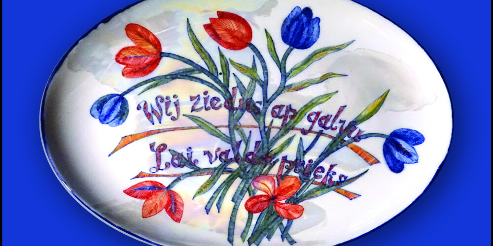 Rīgas Jūgendstila centrā būs skatāma porcelāna darbu izstāde “Vij ziedus ap galvu...”