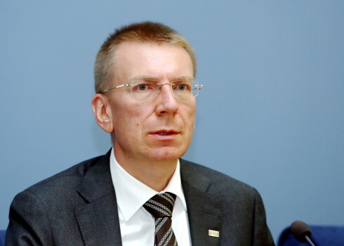 Latvijas ārlietu ministrs Edgars Rinkēvičs.
