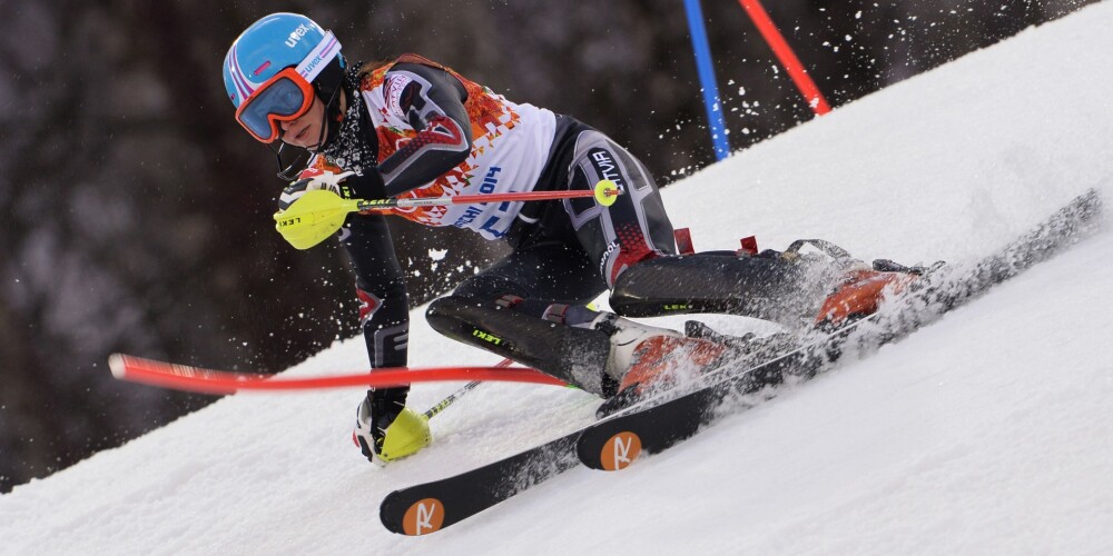 Kalnu slēpotāja Lelde Gasūna sacensību apritē atgriežas ar goda pjedestālu FIS sacensībās Austrijā