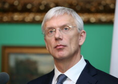 Partiju apvienības "Jaunā Vienotība" Ministru prezidenta amata kandidāts Krišjānis Kariņš.