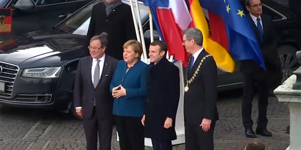 Merkele jauno Francijas-Vācijas līgumu nosauc par soli pretī kopīgai Eiropas armijas izveidei