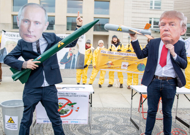 Putins atbild Trampam un paziņo, ka Krievija sāk jaunu raķešu izstrādi