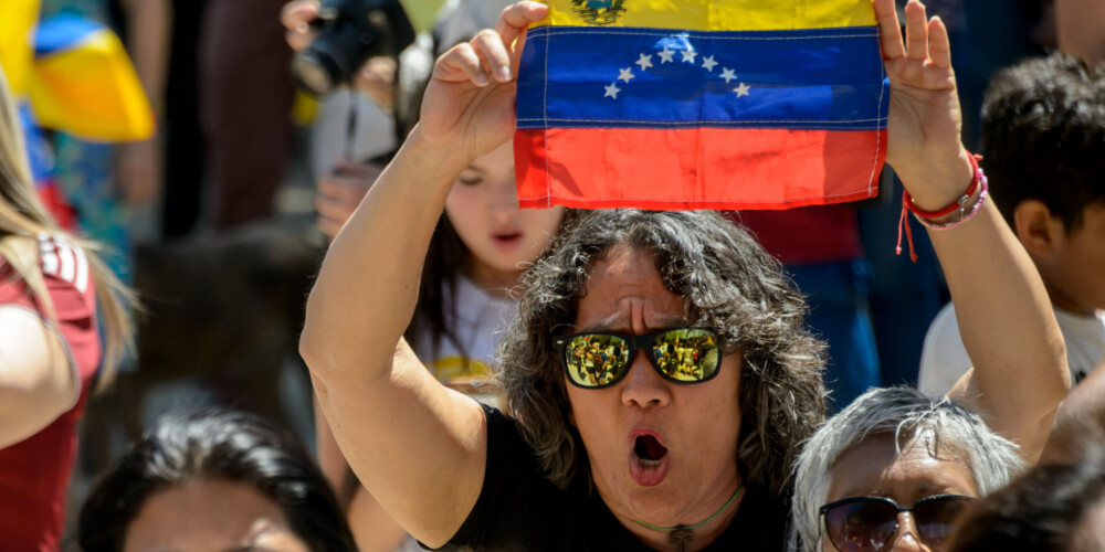 "Mēs kopā iziesim ielās!" - Gvaido aicina venecuēliešus un starptautisko sabiedrību piedalīties protestā
