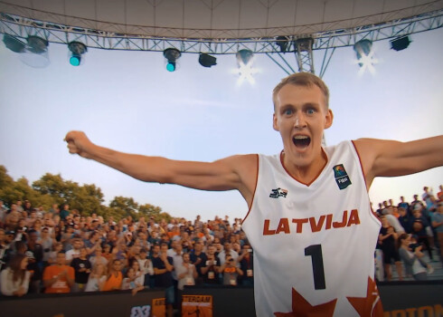 Latvijas 3x3 basketbola izlases dalībnieks Nauris Miezis.