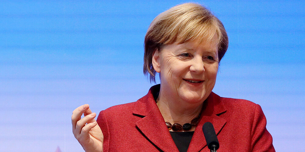 Merkelei par nopelniem valsts labā piešķirs bērnības pilsētas goda pilsoņa titulu