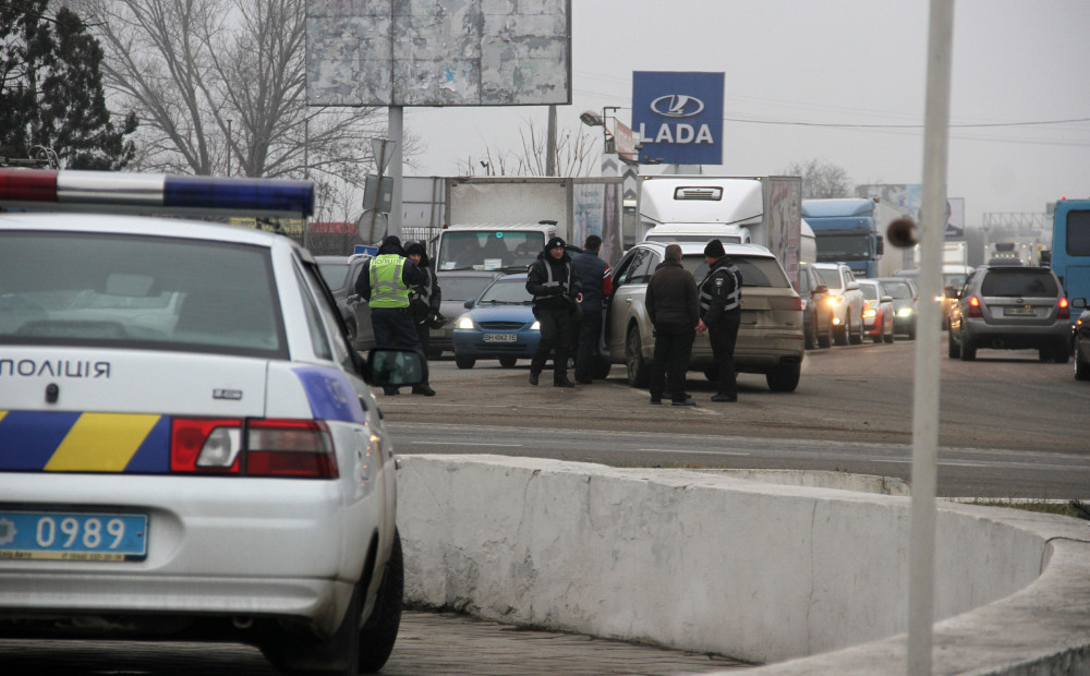 Kijevā noticis uzbrukums policijas iecirknim