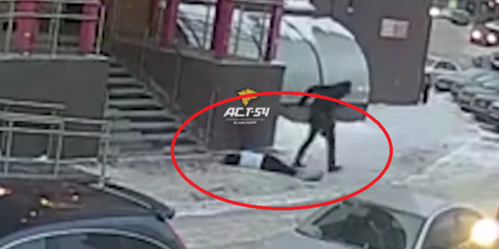 Жуткое видео: девушка выпала из окна и чуть не убила прохожего
