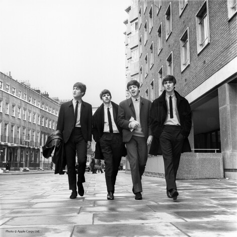 Leģendārā grupa "The Beatles".