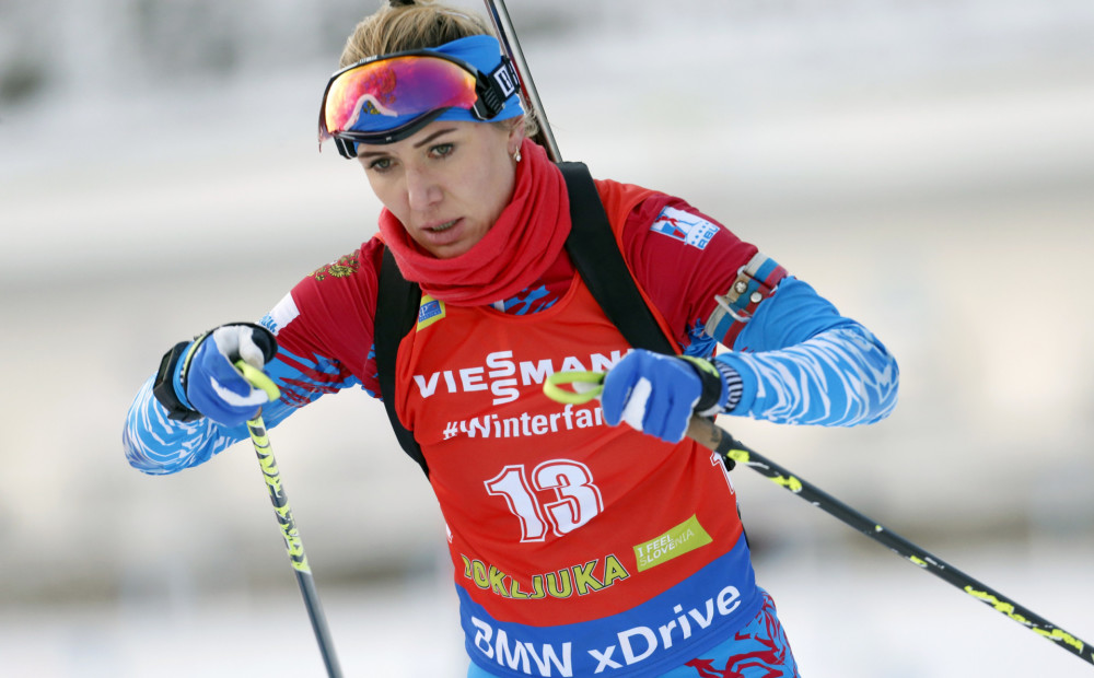 Krievijas biatlonistei Vasiļjevai par dopinga pārbaužu izlaišanu draud diskvalifikācija