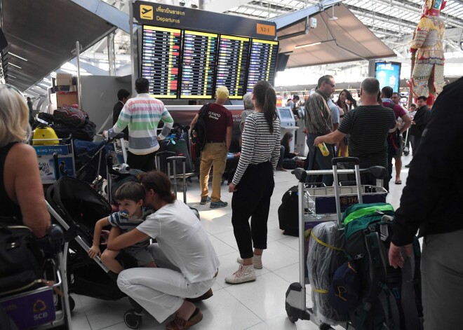 Atcelti avioreisi starp Eiropu un Taizemi - iestrēguši tūkstošiem atpūtnieku