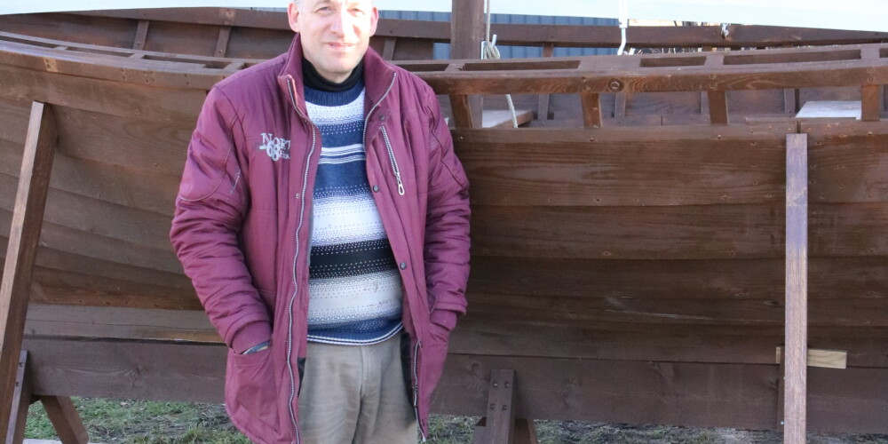 Laivu taisīšanas meistars no Grobiņas, Ainars Zingniks.