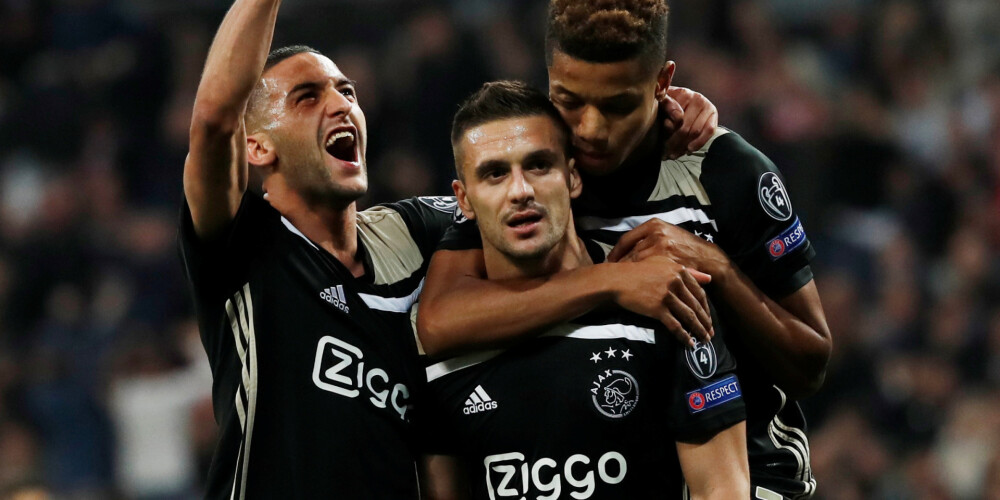"Ajax" UEFA Čempionu līgas astotdaļfinālā izslēdz iepriekšējo trīs gadu uzvarētāju "Real"