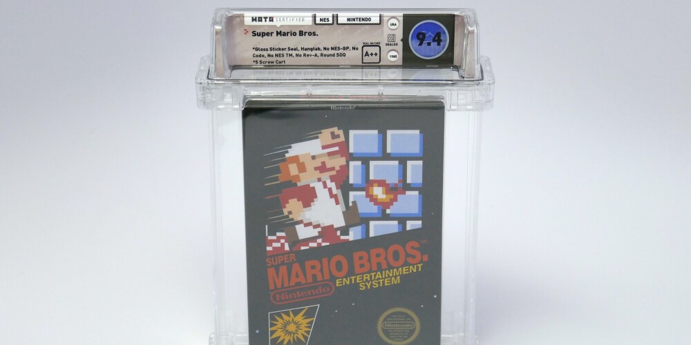 Jauns pasaules rekords - par milzu summu izsolē pārdota videospēle "Super Mario Bros."