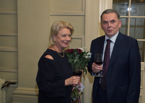 Ilze un Dāvids pērn rudenī kopā apmeklēja "Spēlmaņu nakts" balvu pasniegšanas ceremoniju.