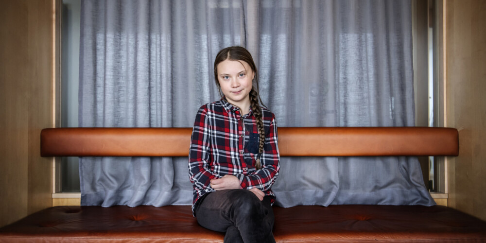 Prestižajai Nobela Miera prēmijai nominē 16 gadus vecu zviedrieti-klimata aktīvisti