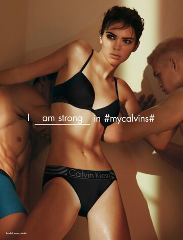 Modele Kendala Dženere #MyCalvins kampaņā, 2016.