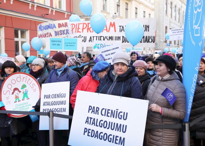 Pedagogu arodbiedrība sāk streika procedūru