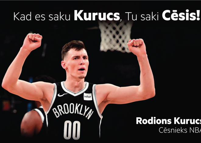 Cēsis atraktīvi reklamējas kā basketbola zvaigznes Rodiona Kuruca pilsēta