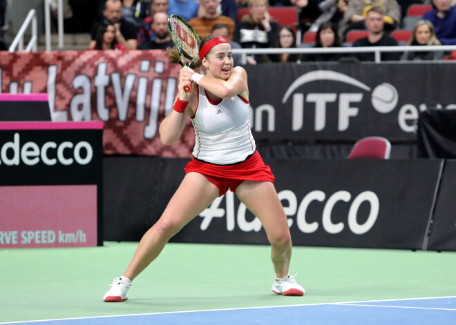 Ostapenko Čārlstonas WTA "Premier" turnīra pirmajā kārtā tiksies ar zviedrieti Lāšoni