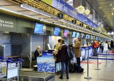 Pasažieru reģistrācija lidojumam starptautiskajā lidostā "Rīga".