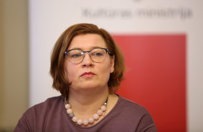 Kultūras ministrijas valsts sekretāre Dace Vilsone.