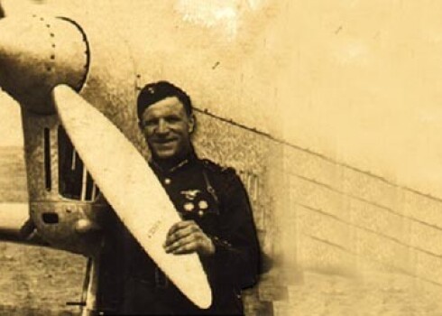 Bēdīgi slavenās Arāja komandas dalībnieks lidotājs Herberts Cukurs.