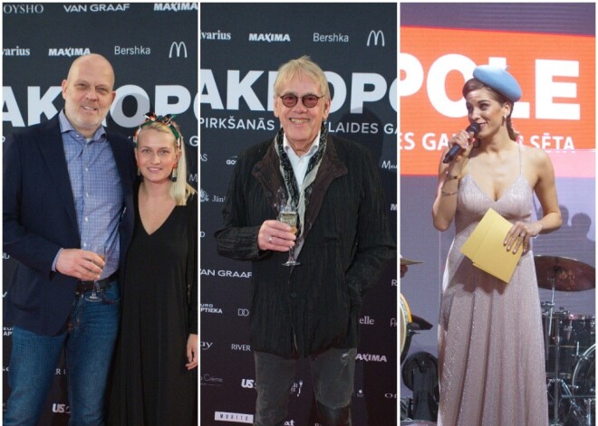 FOTO: "Akropoles" saimnieki ar sadarbības partneriem lustējas ballītē vēl pirms centra oficiālās atklāšanas