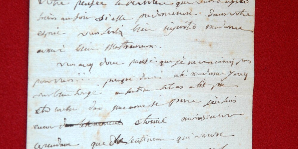 Par 513 000 eiro pārdotas trīs Napoleona vēstules mīļotajai Žozefīnei