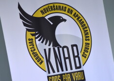 Korupcijas novēršanas un apkarošanas biroja logo.