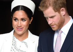 Megana Mārkla un princis Harijs.