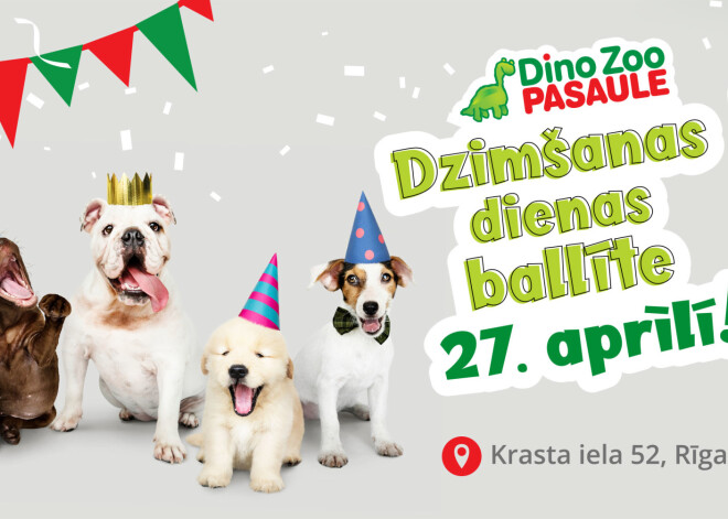 Dino Zoo Pasaule aicina uz dzimšanas dienas ballīti!