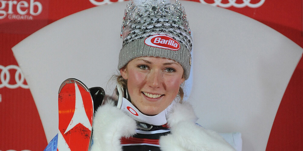 Šifrina kļuvusi par pirmo kalnu slēpotāju, kura sezonas laikā nopelnījusi miljonu Šveices franku