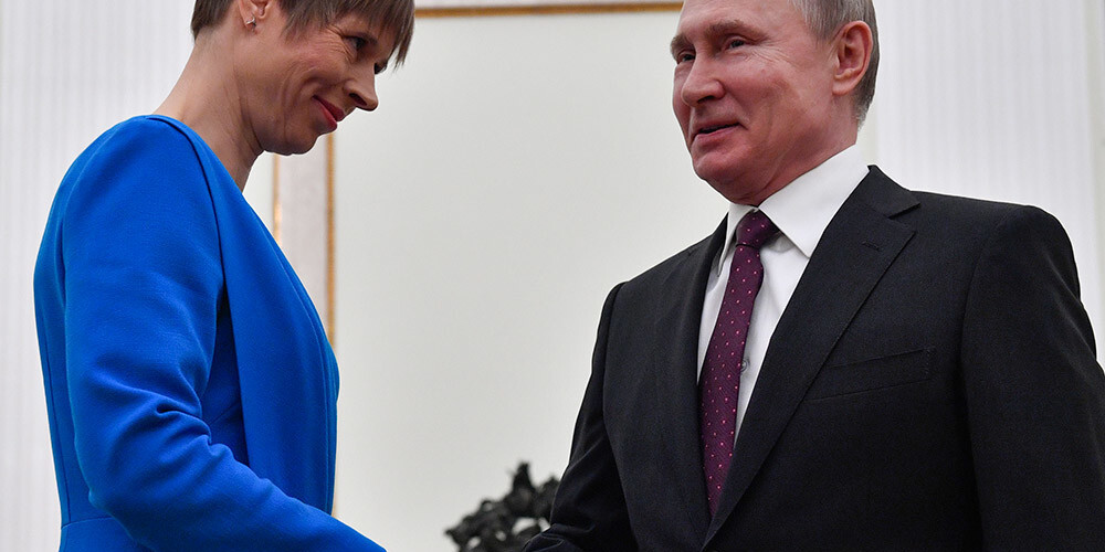 Kaljulaida Maskavā atklāj renovēto Igaunijas vēstniecību un tiekas ar Putinu