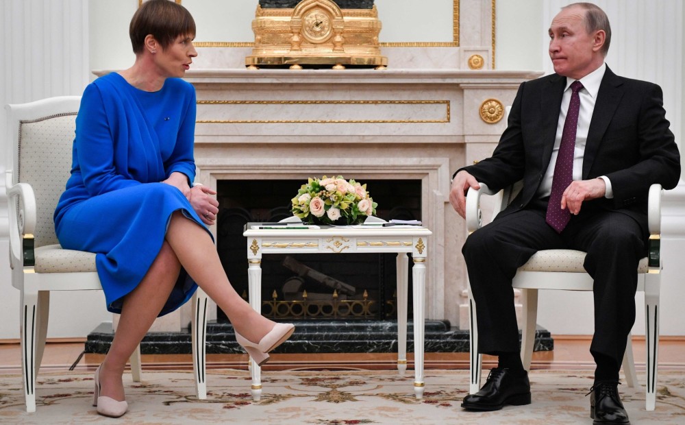 Igaunijas politiķis: Kaljulaidas tikšanās ar Putinu bija novirze no ārpolitikas kursa