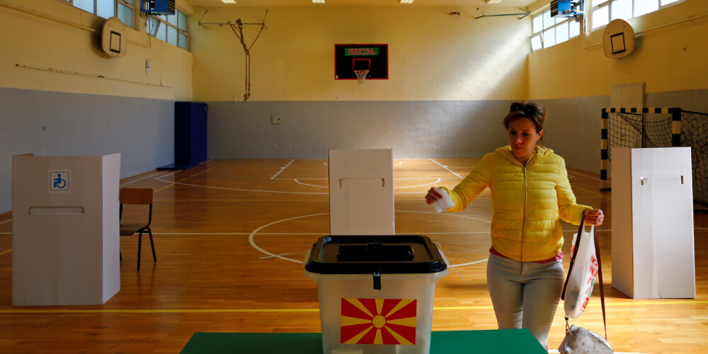 Ziemeļmaķedonijā notiek prezidenta vēlēšanas