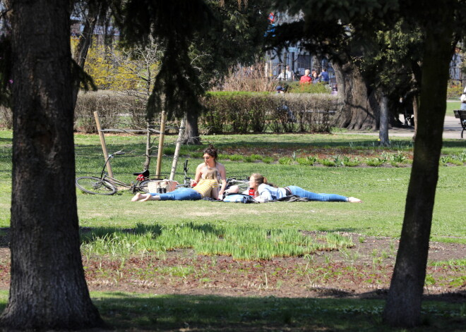 Arī ceturtdiena būs vasarīgi silta