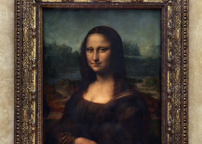 Leonardo da Vinči glezna "Mona Liza".