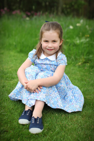 Princese Šarlote savā 4. dzimšanas dienā 2019. gada 2. maijā.