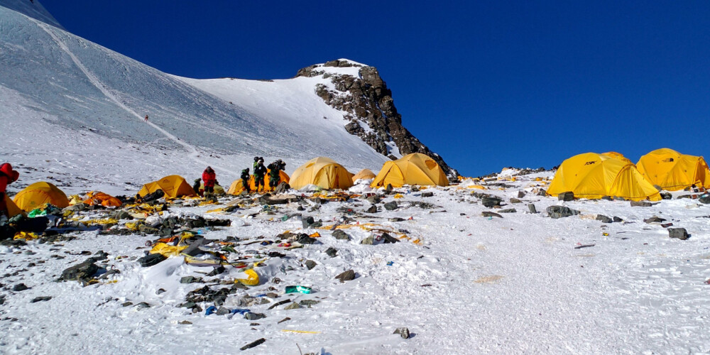 Bāzes nometne Everestā. 
