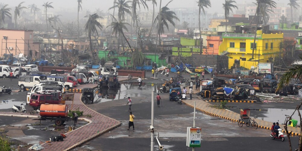 Postošais ciklons "Fani" Indijā un Bangladešā laupījis 43 cilvēku dzīvības
