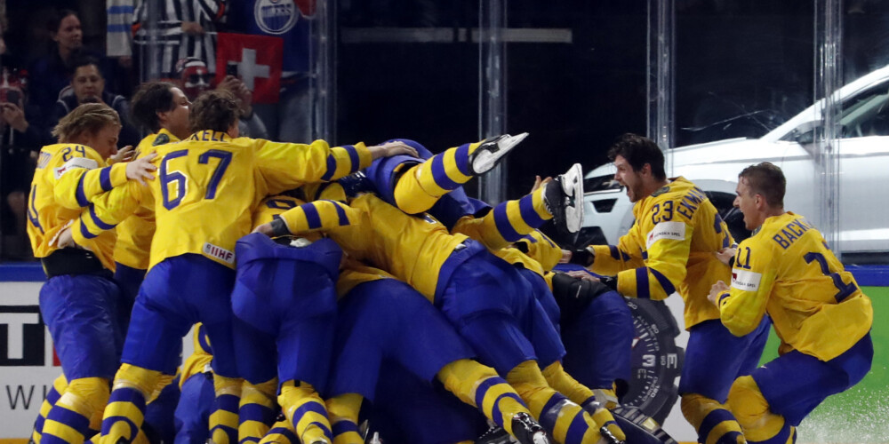 Pēdējo divu gadu čempione Zviedrija uz pasaules čempionātu brauks teju tikai ar NHL spēlētājiem sastāvā