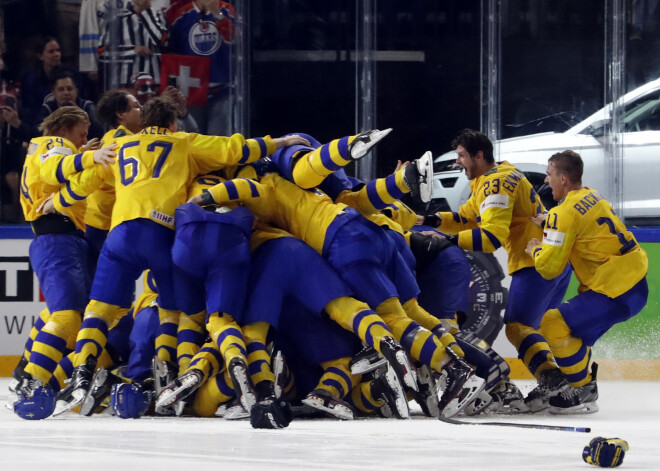 Pēdējo divu gadu čempione Zviedrija uz pasaules čempionātu brauks teju tikai ar NHL spēlētājiem sastāvā