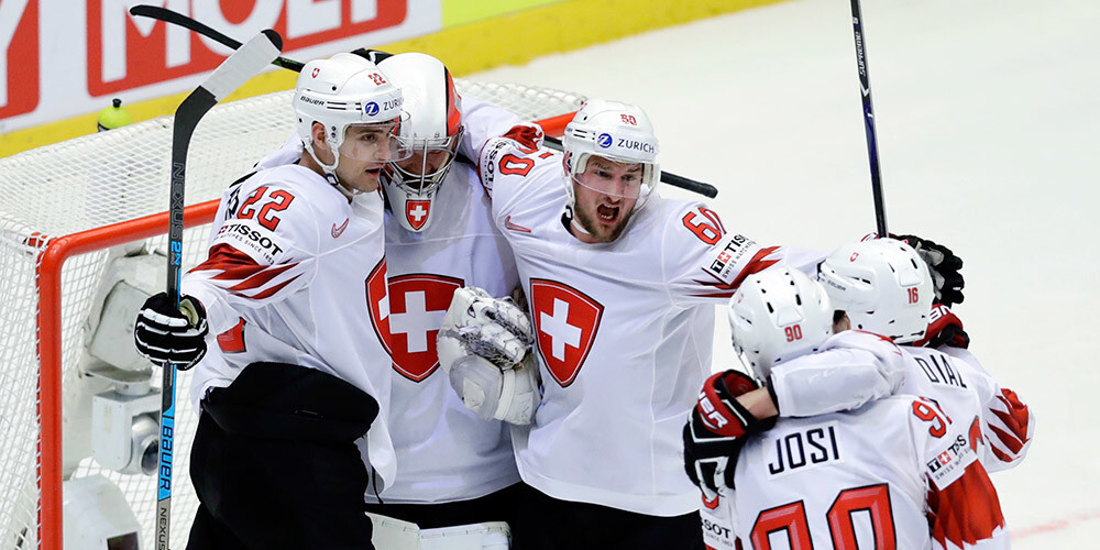 Šveices hokeja izlases sastāvā pieci debitanti un četri NHL spēlētāji