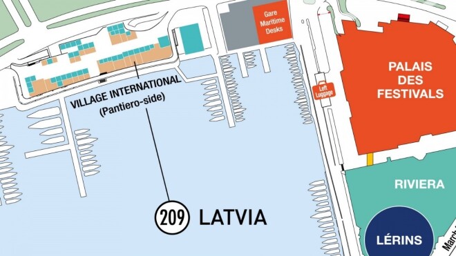 Latvijas paviljons Kannās 2019.