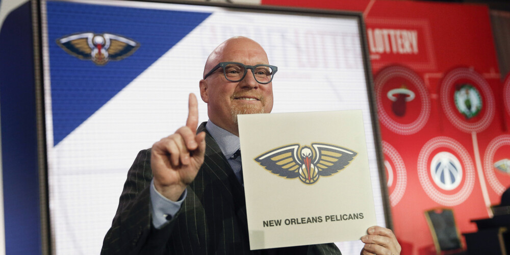Bertāna pārstāvētā "Pelicans" uzvar NBA drafta loterijā